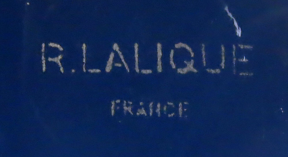 Rene Lalique, France  Opalescent Glass "Alques" Bowl, 1933  Design. 