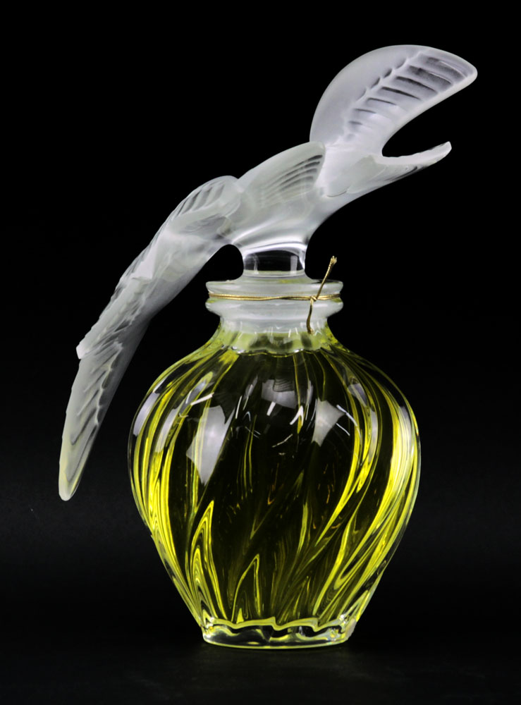 Lalique Clear and Frosted Crystal  "L'Air Du Temps" Factice Dummy. 