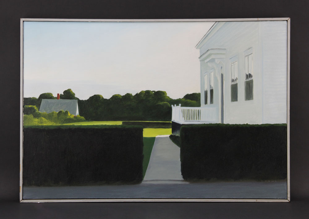 John Dowd, American (b-1960) Oil on Canvas "White House, Provincetown" 