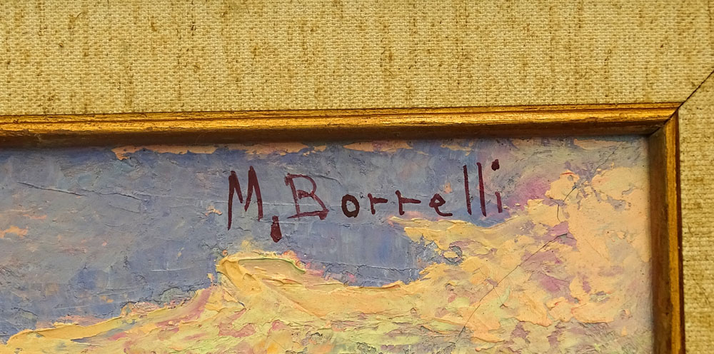 Mario Borrelli, Italian-Venezuelan (20th cent.) Oil on Canvas, Venezuelan Mountain Landscape. 