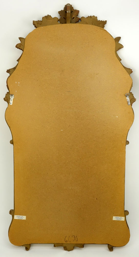 Large Vintage Gilt Carved Mirror