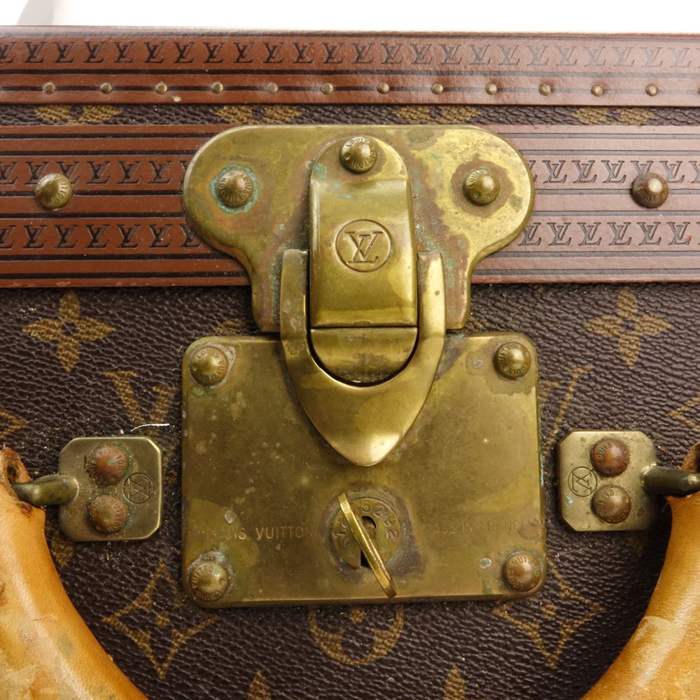 Vintage Louis Vuitton Monogram Canvas Hardside Suitcase