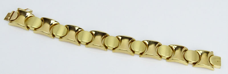 Vintage 14 Karat Yellow Gold XO Bracelet