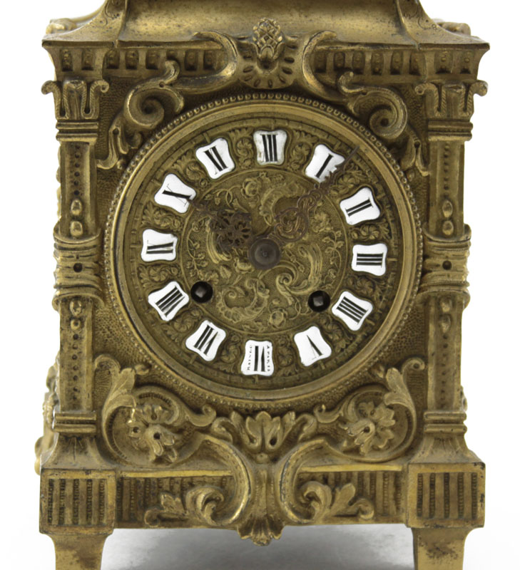 Raingo Freres Paris Antique Bronze Clock