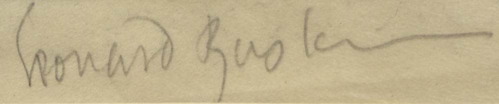 Leonard Baskin, American (1922-2000) Color Woodcut "Purim" Signed in Pencil lower Right: Leonard Baskin, Titled Lower Left "Purim"