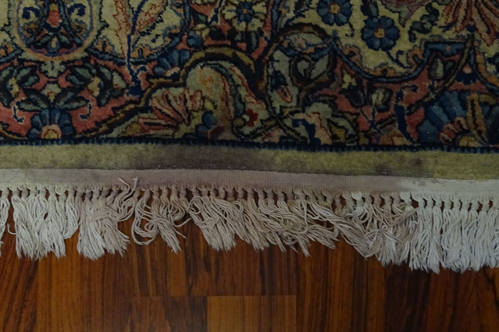 Semi Antique Palace Size Lavar Kerman Persian Carpet