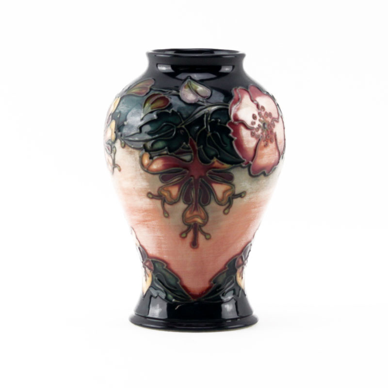 Moorcroft "Oberon" Baluster Shaped Pottery Vase
