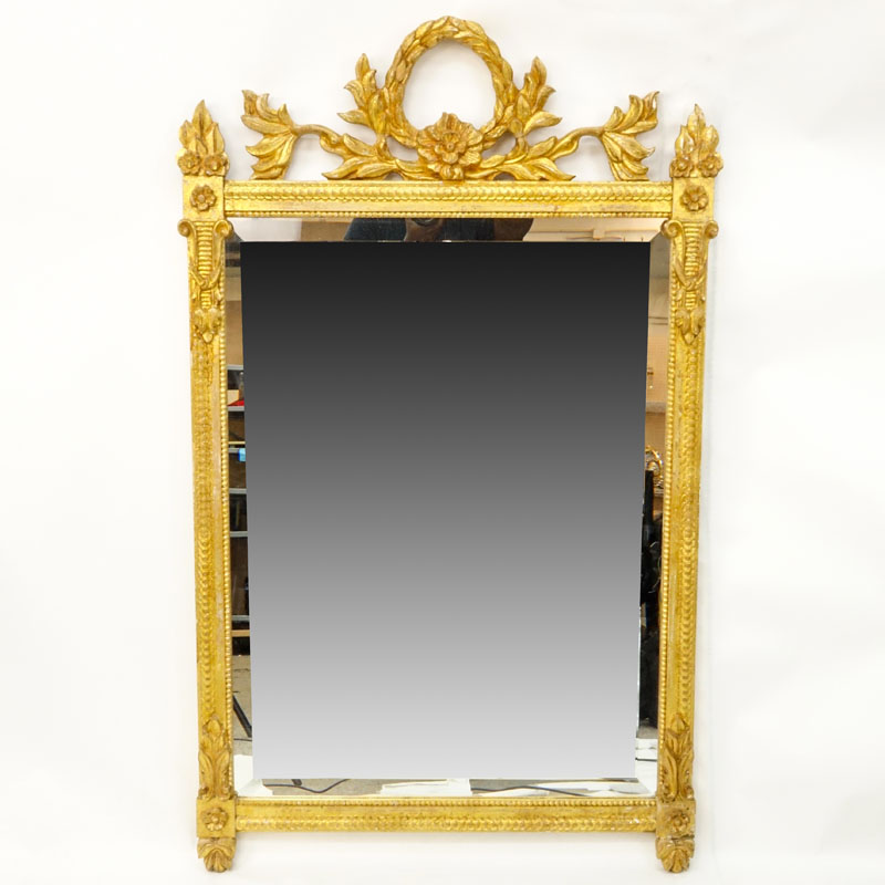 Large Decorative Giltwood Mirror