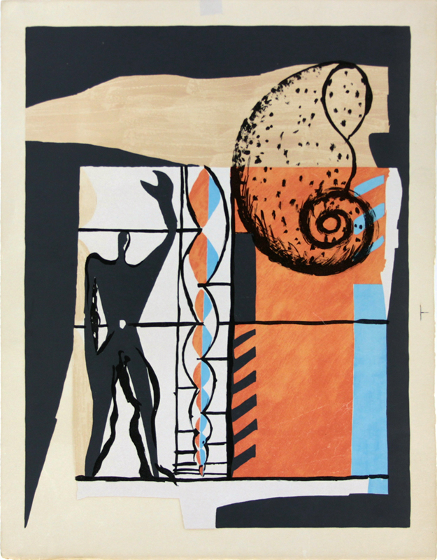 after: Le Corbusier, French/Swiss (1887-1965) Mid Century Modern Color Print
