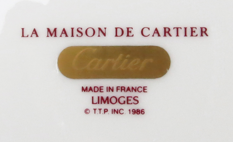 One Hundred Ten (110) Cartier "La Maison De Louis Cartier" Limoges Dinnerware
