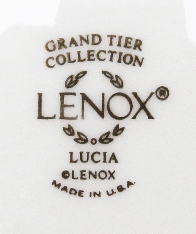 Eighty Two (82) Piece Lenox "Lucia" Dinnerware Set