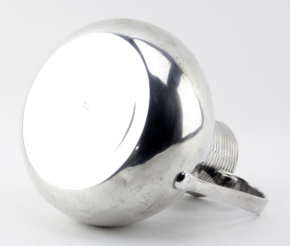Peruvian Art Deco Sterling Silver Pitcher