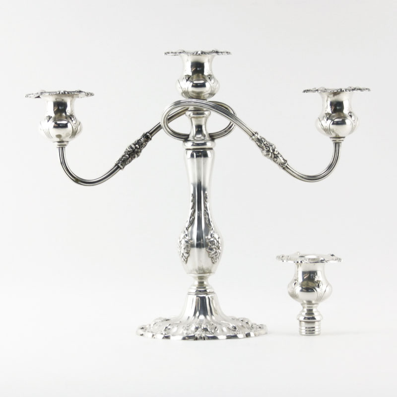 Reed and Barton "Francis I" Sterling Candelabra along with extra Candleholder Insert