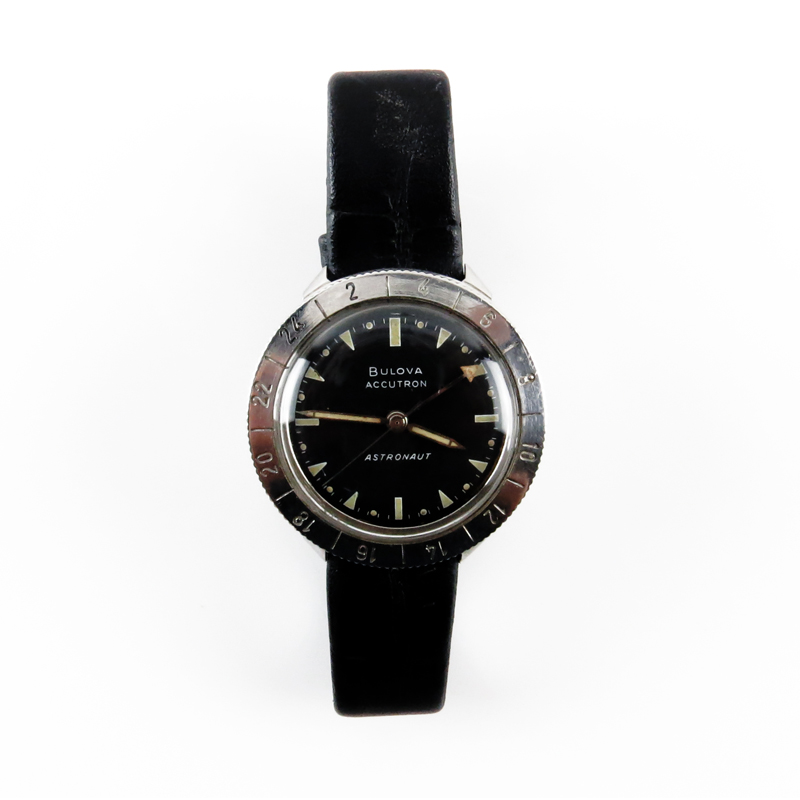Man's Vintage Bulova Accutron Astronaut Stainless Steel Watch