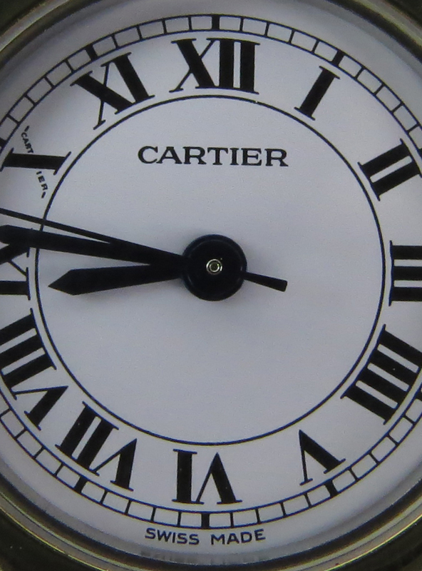 Lady's Vintage Cartier Santos Octagonal Two Tone Stainless Steel and 18 Karat Yellow Gold Automatic Movement Watch
