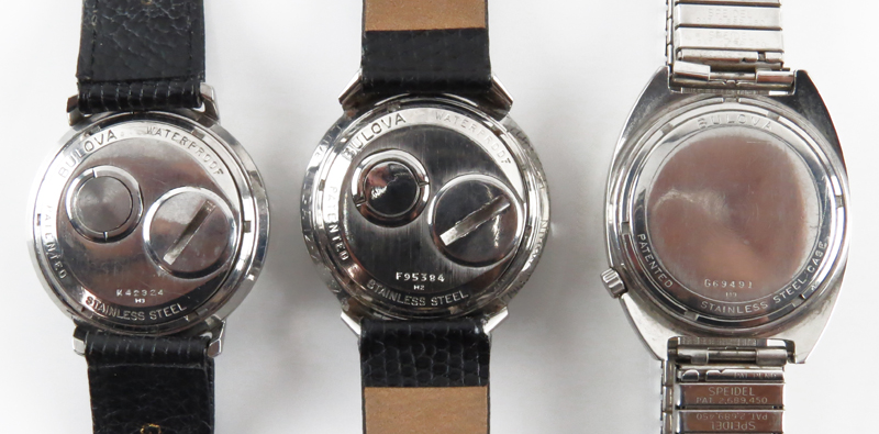 Grouping of Three (3) Vintage Bulova Accutron  Timepieces