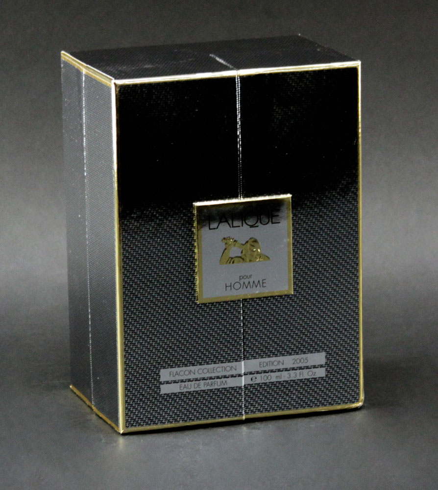 Lalique France Limited Edition "Samourai"  Flacon Collection Perfume Bottle