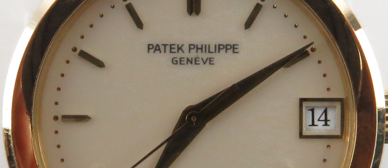 Man's Patek Philippe 18 Karat Yellow Gold Calatrava 3998/1 Automatic Movement Bracelet Watch