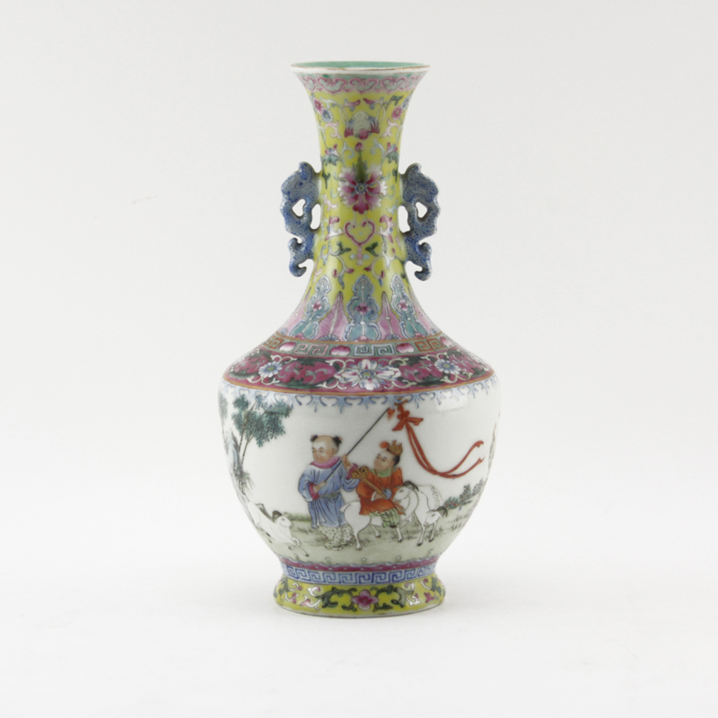 Chinese Qianlong Porcelain Vase of the Period