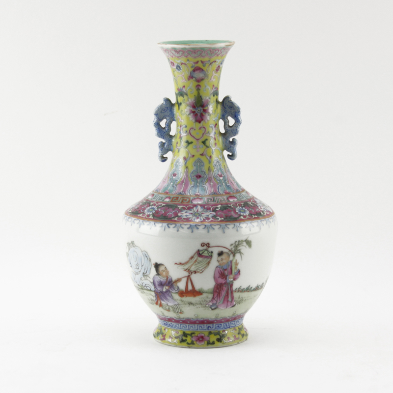Chinese Qianlong Porcelain Vase of the Period