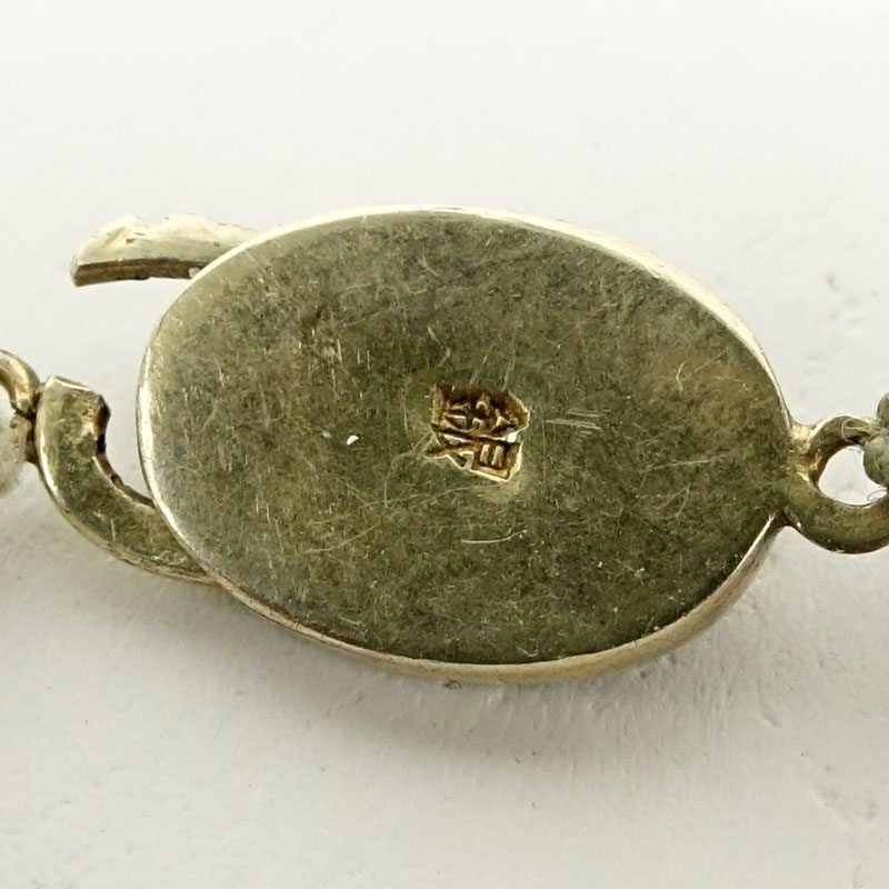 Antique Chinese Jadeite Bead Necklace