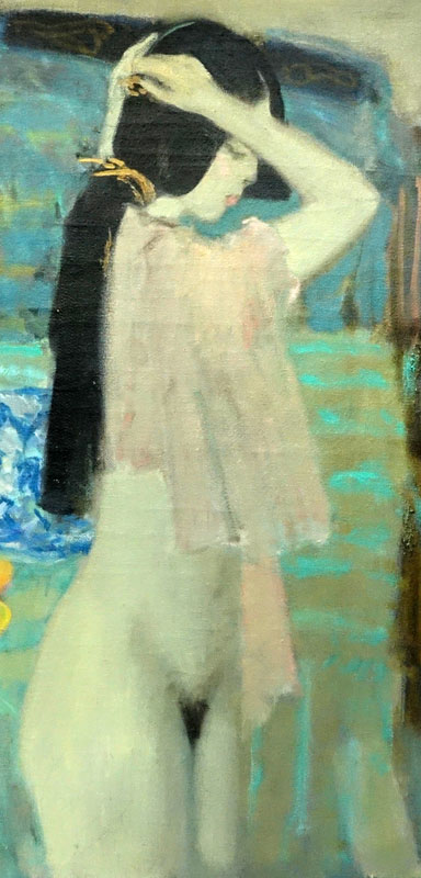 Large Oil on Canvas "Nude"