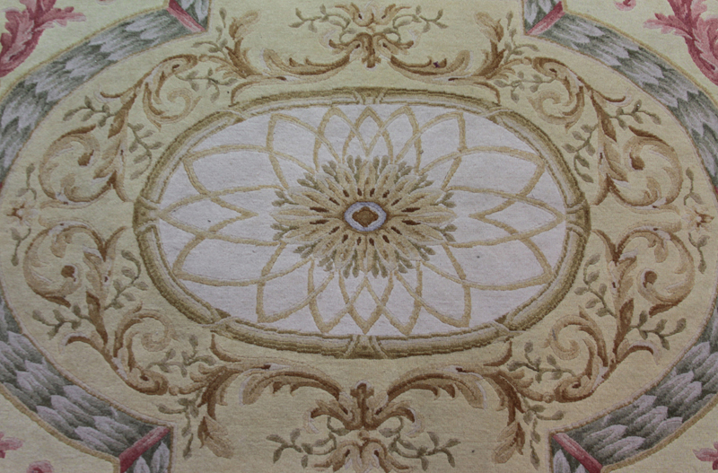 Vintage to Antique French Savonnerie Style Area Rug