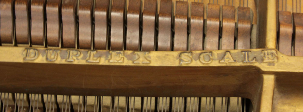 Steinert Boston, Mass. Mahogany Baby Grand Piano.