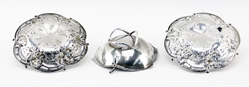 Grouping of Three (3) Sterling Silver Bowl and Dishes
