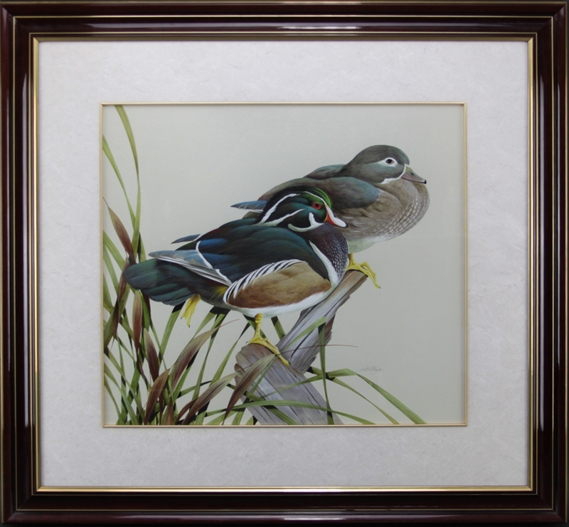 Art LaMay, American (B-1938) Gouache on Paper "Wildlife Birds" Signed Lower Right