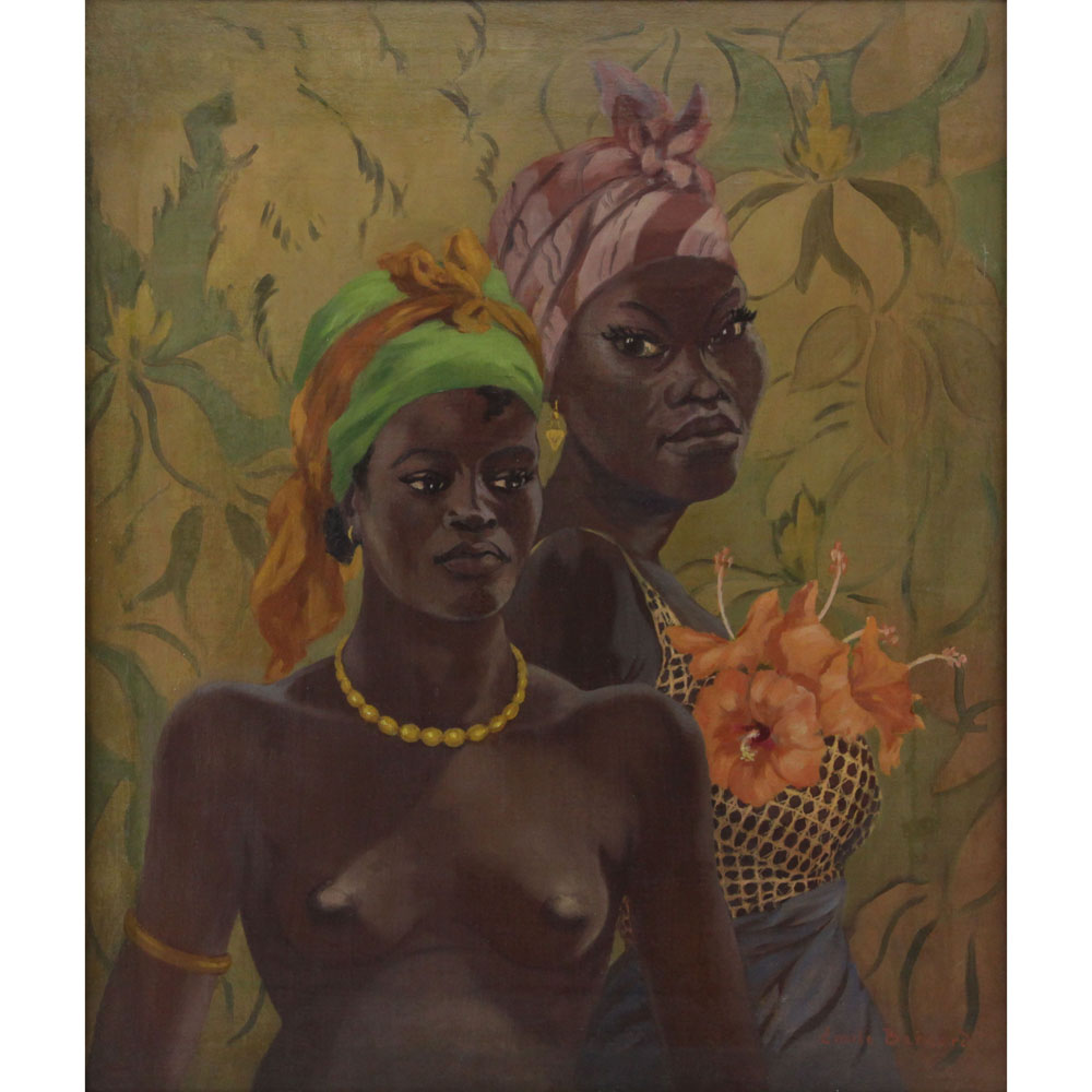 Émile Bernard, French (1868-1941) Oil on Canvas, African Women