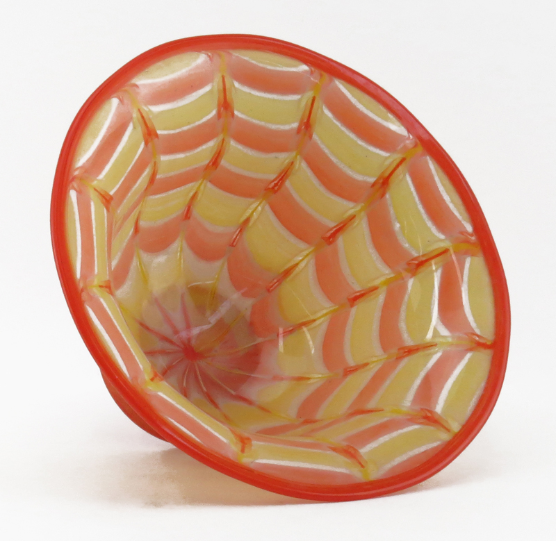 Mid Century Gambaro & Poggi Murano Art Glass Centerpiece Bowl
