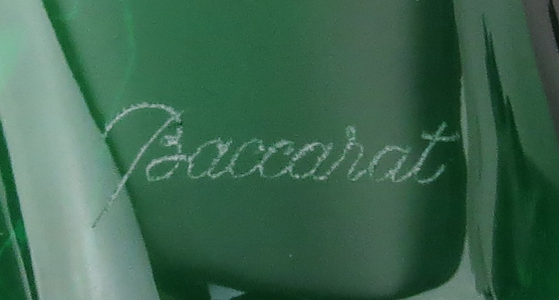 Baccarat "Loch Ness" Green Crystal Figurine in Original Box #894460