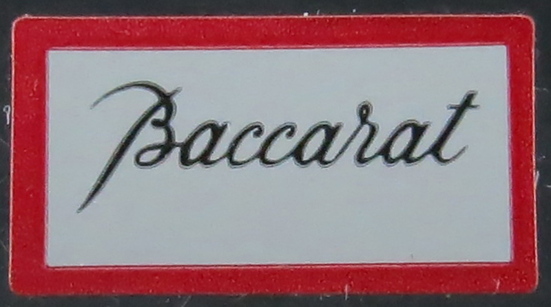Baccarat "Vega" Crystal Pedestal Bowl in Original Box #722452