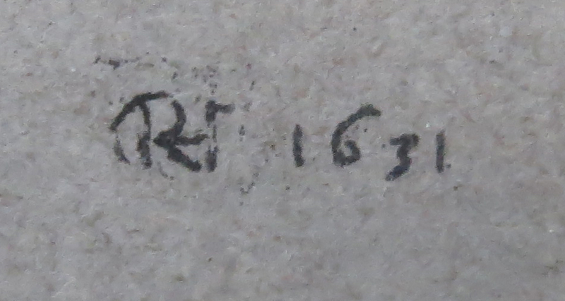 After: Rembrandt van Rijn (DUTCH, 1606-1669) Etching Laid Down On Paper "The Leper/Lazarus Klep" Unsigned