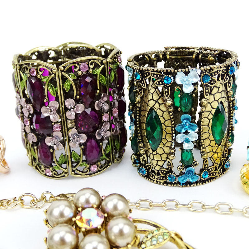 Grouping of Seven (7) Vintage Costume Jewelry