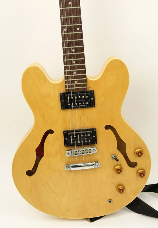 Epiphone Seymour Duncan Guitar Model Dot in hardshell Case