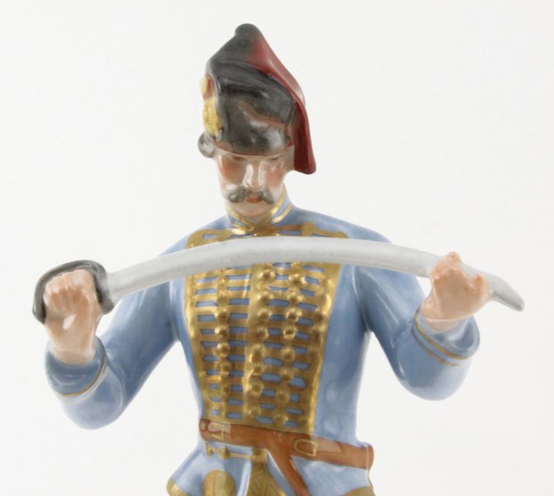 Herend Hadik Hussar Soldier Porcelain Figurine #5526