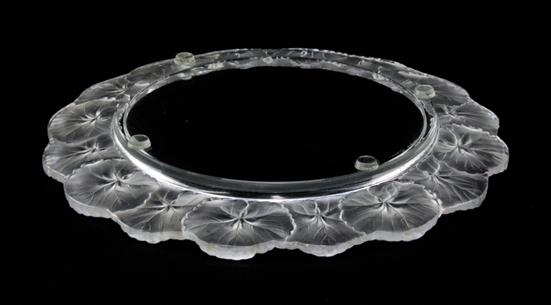 Lalique Crystal "Hornfleur" Dish