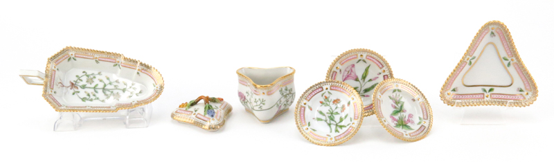 Royal Copenhagen Flora Danica Porcelain Miniatures
