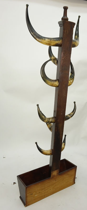 Early 20th Century Bull Horn Hat/Coat Stand