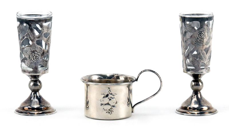 Collection of Sterling Silver Tabletop Items