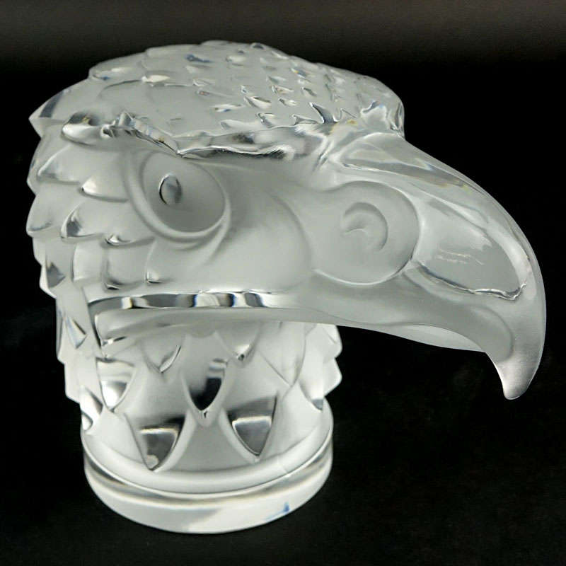 Lalique "Tete D'aigle" Crystal Figurine/ Paperweight