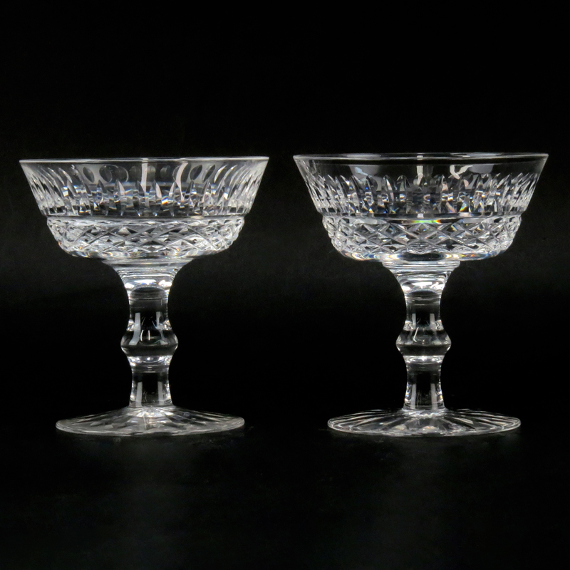 Eleven (11) Waterford "Tramore" Crystal Champagne Coupes