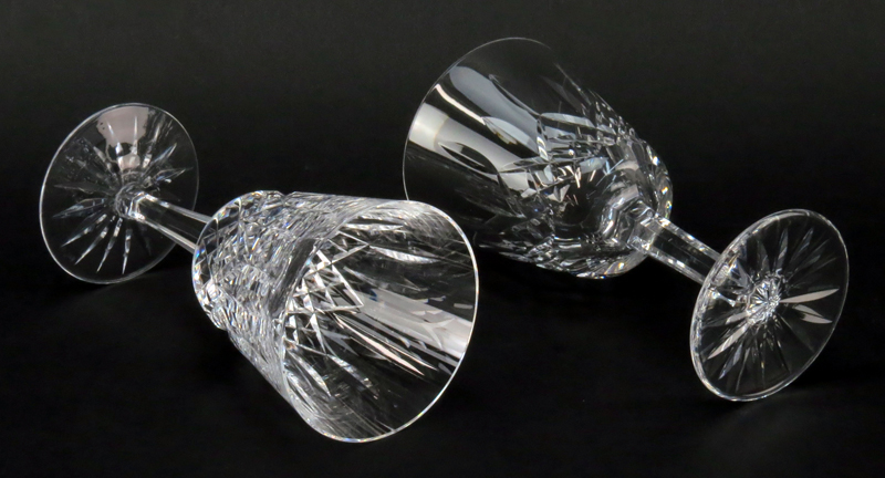 Set of Fourteen (14) Waterford "Lismore" Crystal Claret Wine Glasses