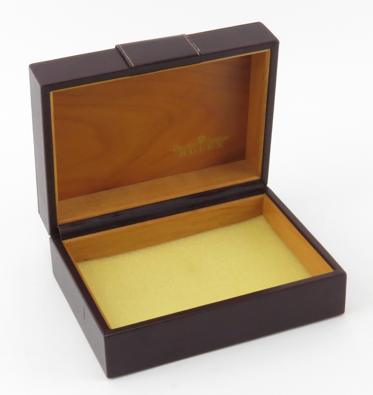 Vintage Rolex Wood Lined Watch Box
