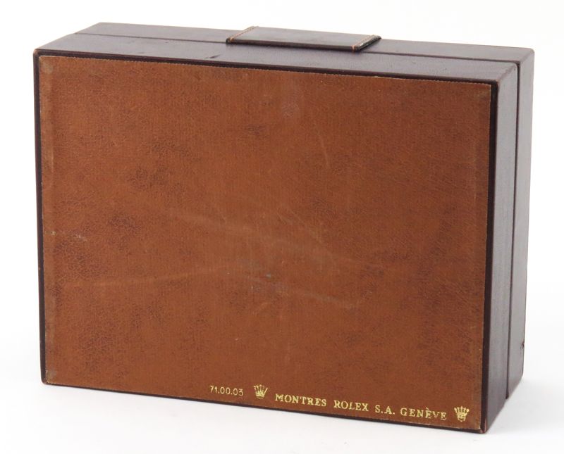 Vintage Rolex Wood Lined Watch Box