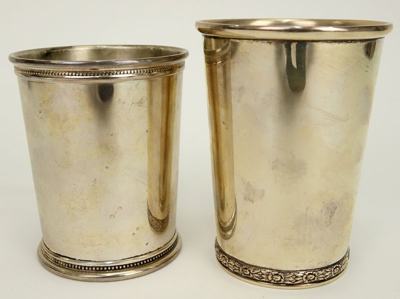 Two (2) Sterling Silver Julep Cups