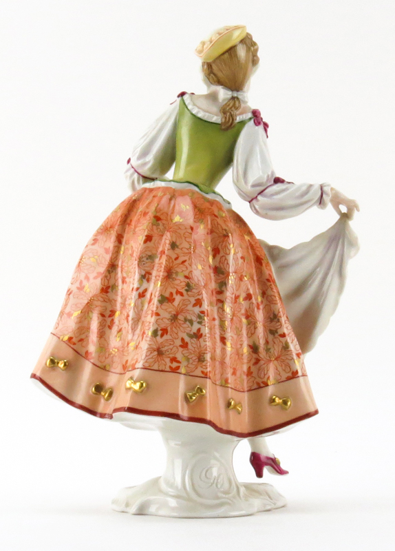 Rosenthal Porcelain Figurine "Costumed Lady" Signed