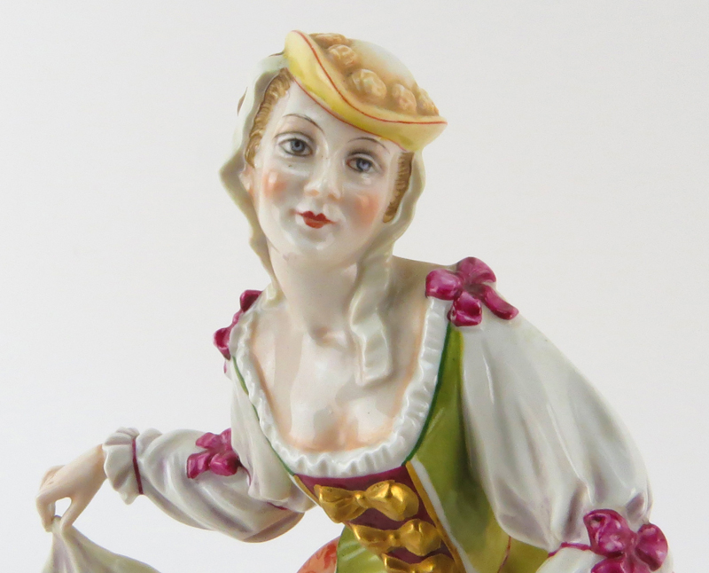 Rosenthal Porcelain Figurine "Costumed Lady" Signed
